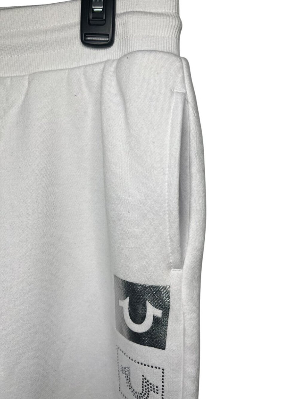 True Religion Womens Crystal Box White Sweatpants Size Medium - Picture 12 of 16